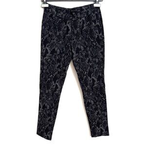 Anthropologie Sanctuary Charcoal Snakeskin Leggings EUC Small